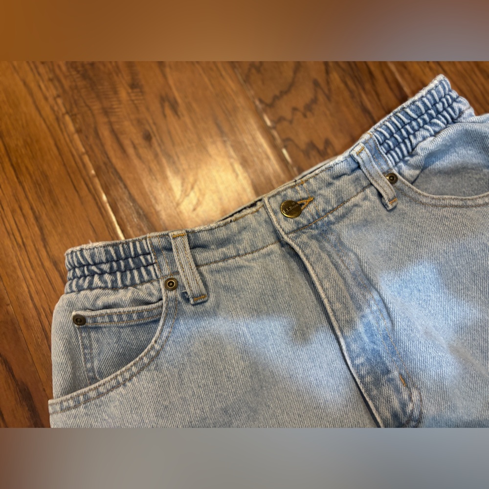 Vintage L.L.Bean Original Fit Relaxed Jeans – Light Wash – 10 Petite - Picture 2 of 13